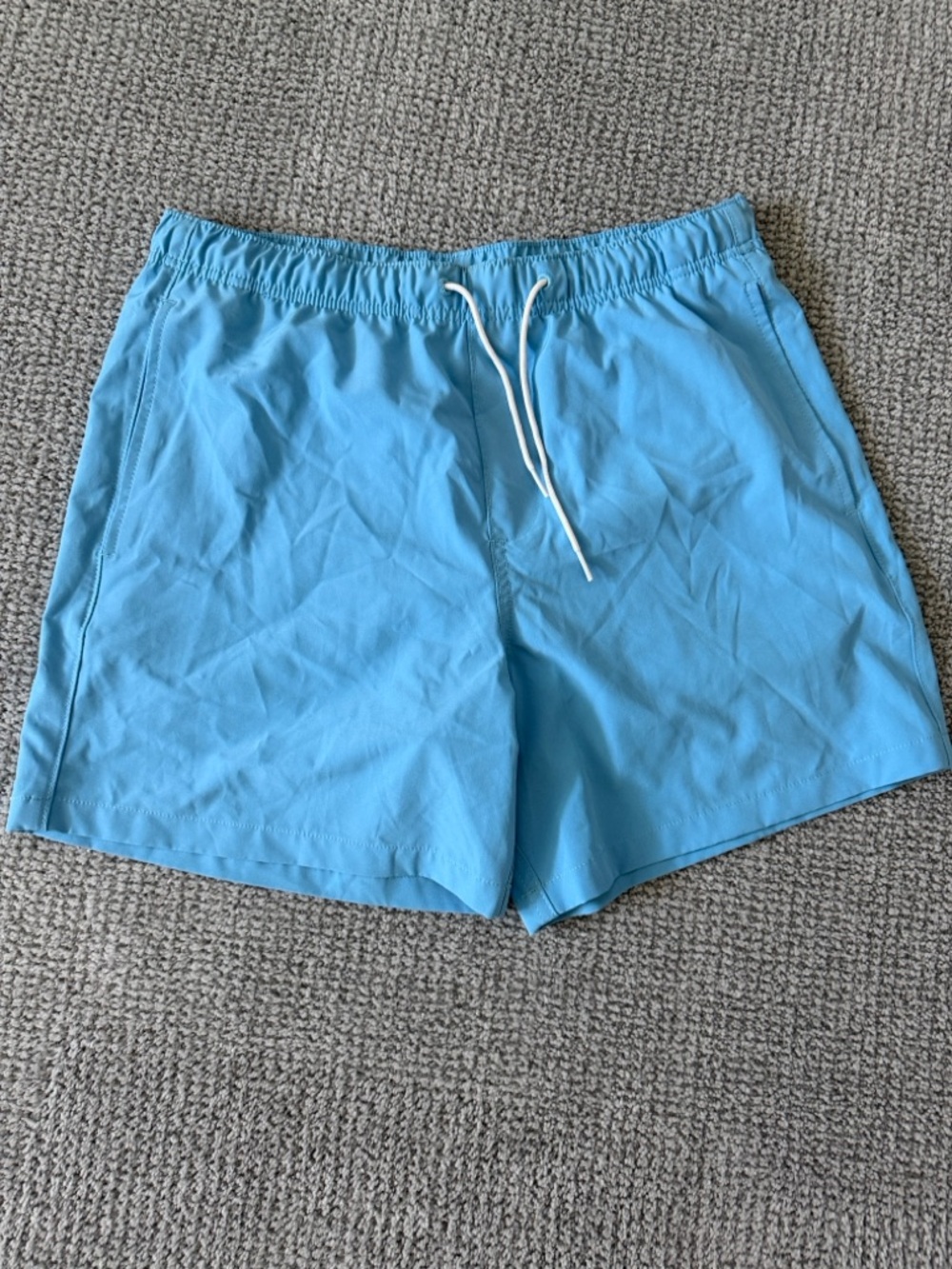 Hollister Men's Aqua Blue Swim Trunks